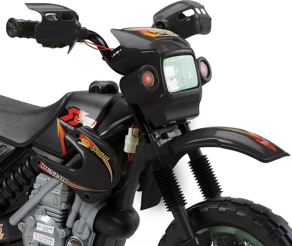 MOTO CROSS TRAIL ELETRICA 6V PRETO - BEL (P55)