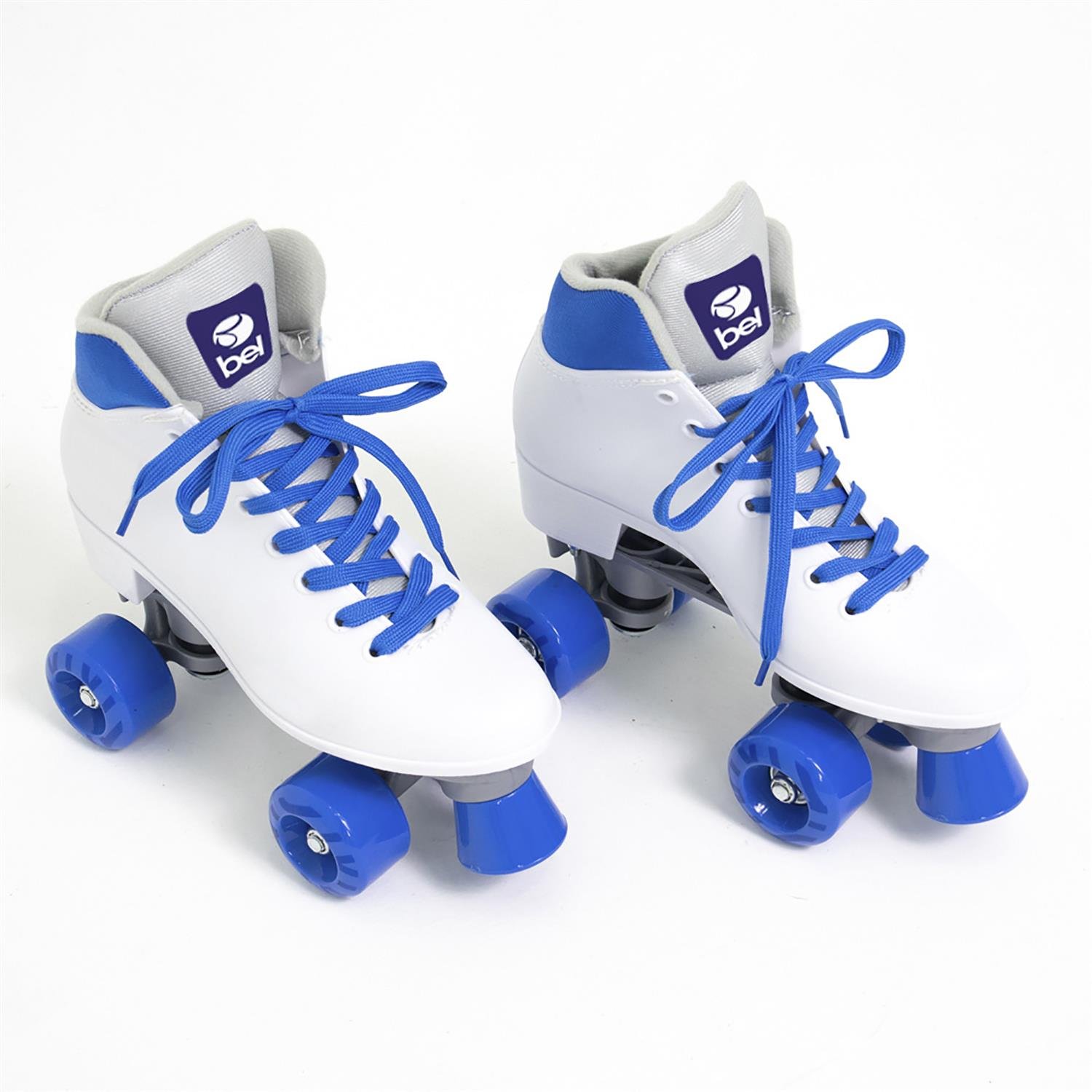 Patins Quad Retro Basic 37 Branco & Azul Bel