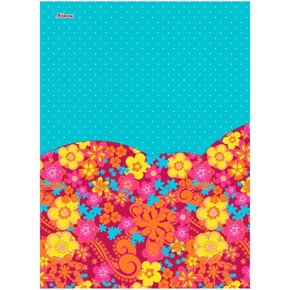 Caderno Espiral Capa Dura Universitário Pop Collection 200 Folhas 10 Matérias Emb.c/ 4 un. - Foroni