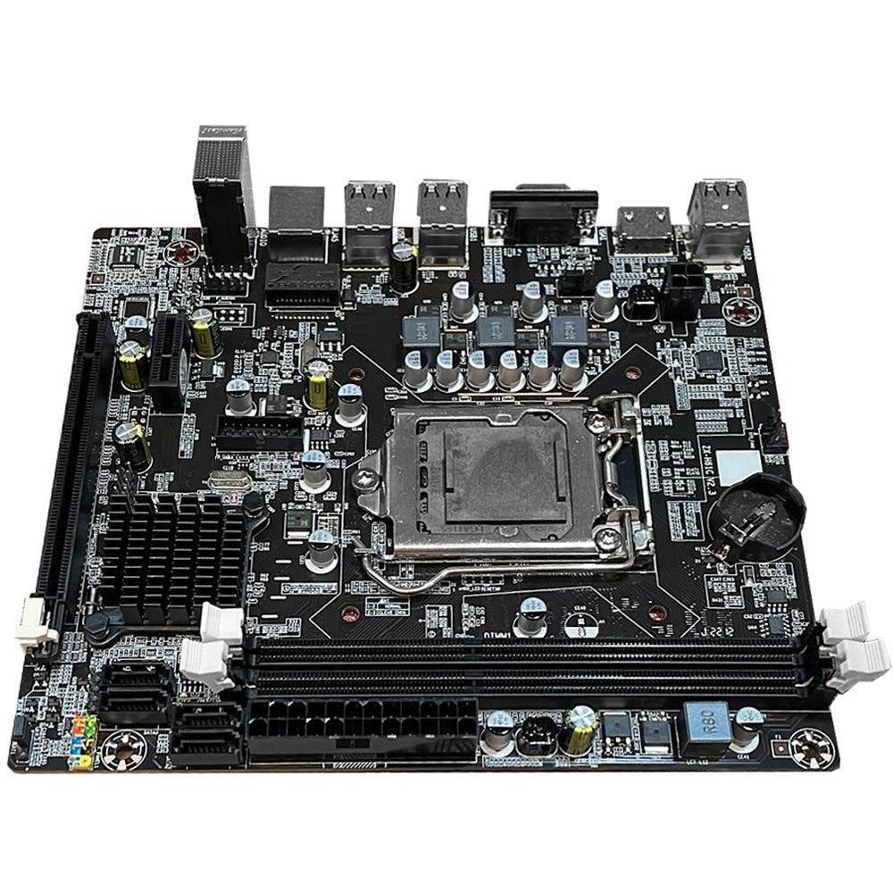 Placa Mãe BRX H61 LGA | Processador Socket 1155, DDR3, Barr. Mem. 1600 MHz, 2-3 Gerações