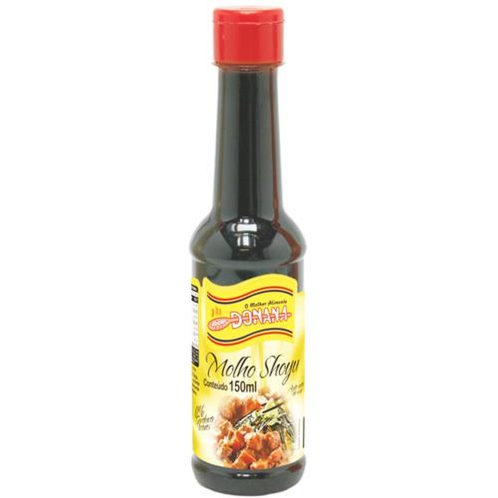 Molho Shoyu 150ml Donana - Embalagem Contém 12 Unidades