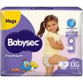 Fralda Babysec Premium Mega Xxg 24 Unidades