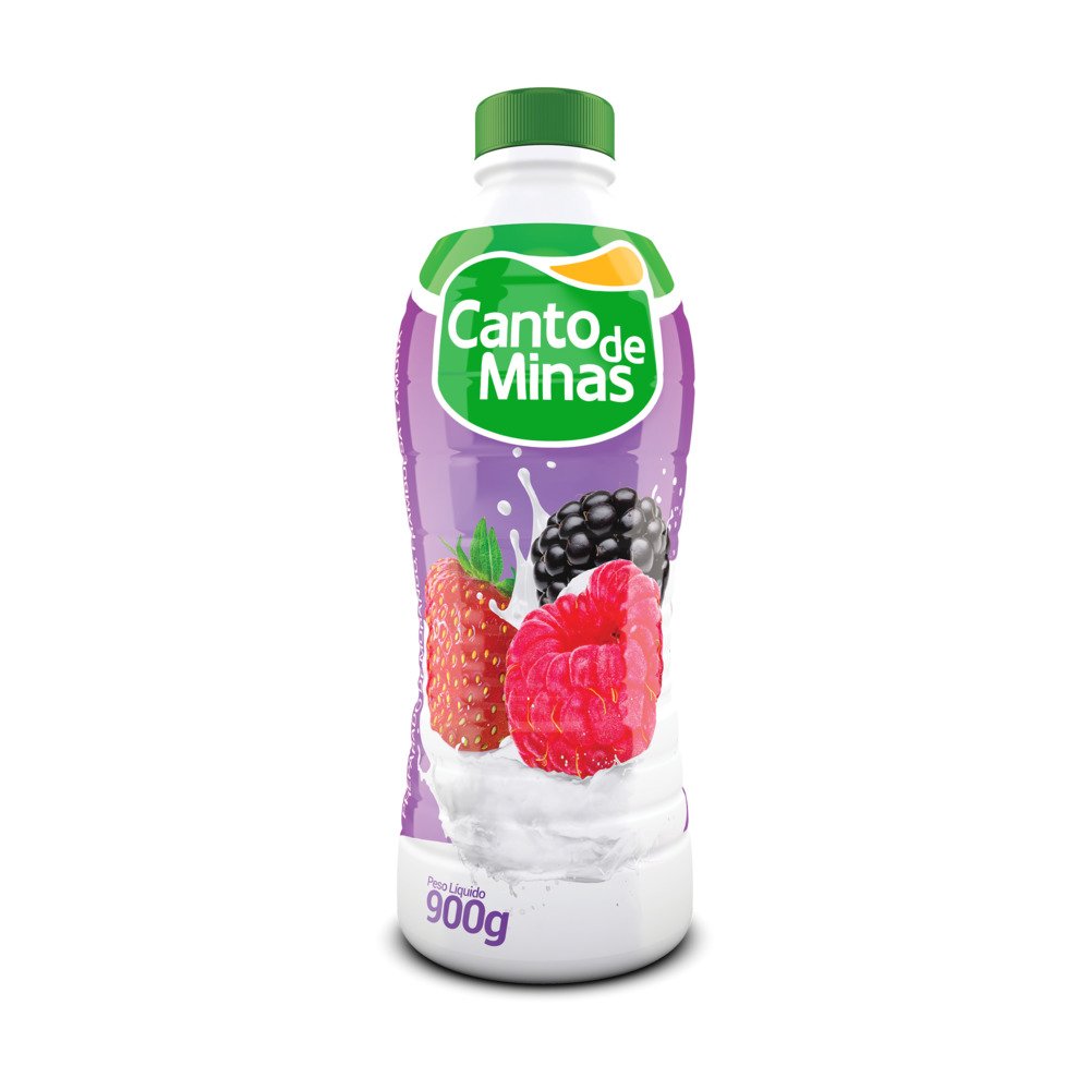 Iogurte Frutas Vermelhas garrafa 900g
