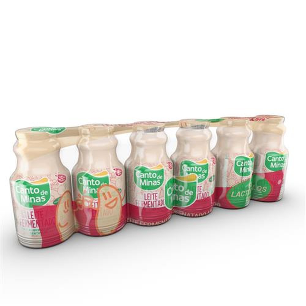 Leite Fermentado Desnatado Adoçado fardo 6x80g