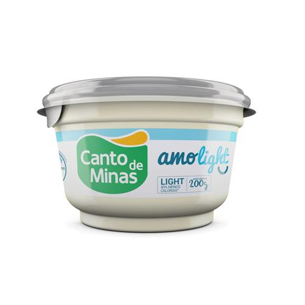 Requeijão Cremoso Light pote 200g