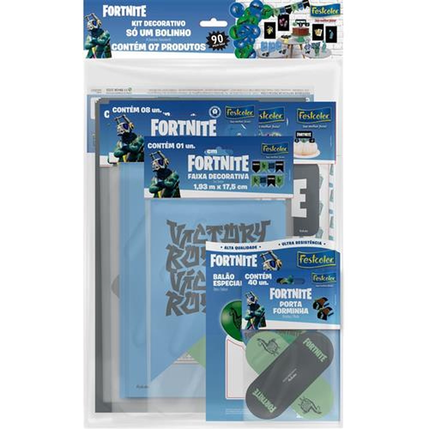 Kit So Um Bolinho Fortnite