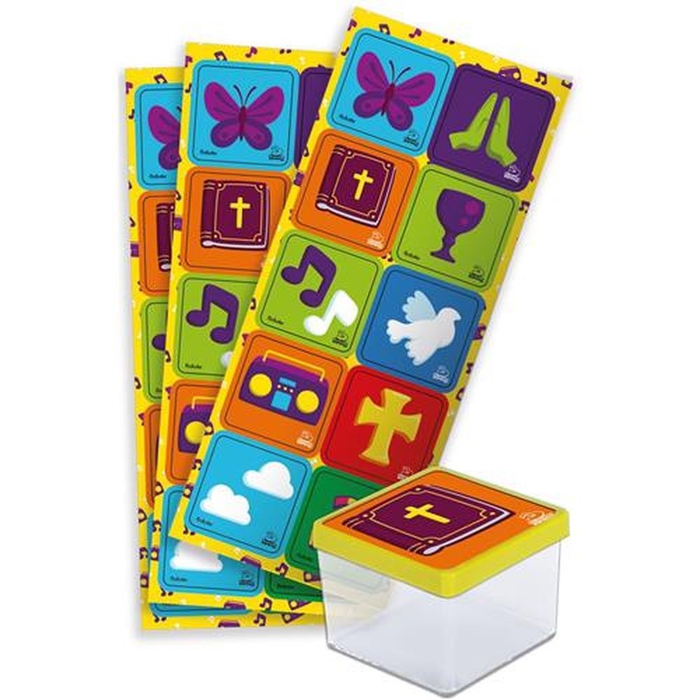 Adesivo Quadrado 3 Palavrinhas