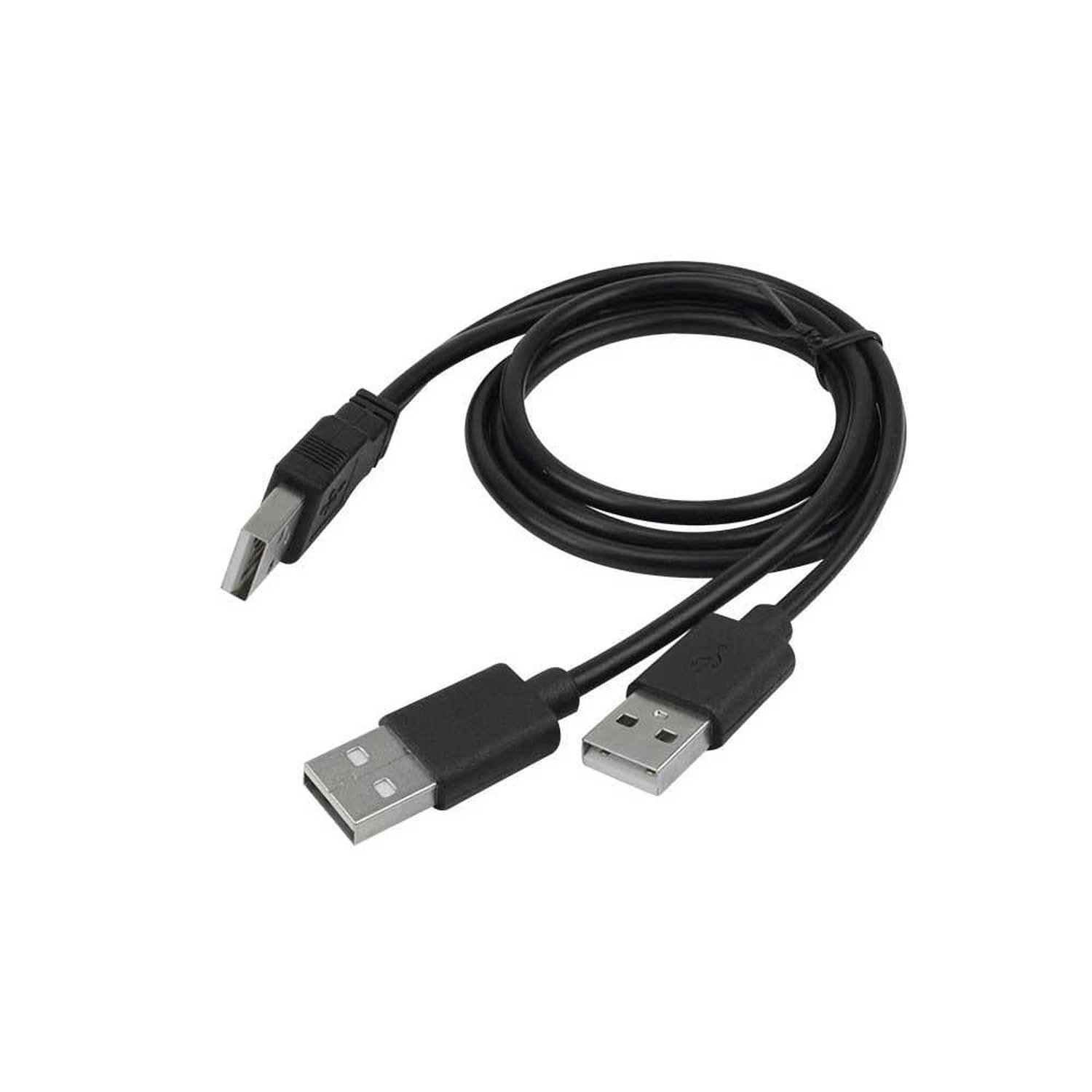 Cabo USB Y 2.0 - 1 USB-A Macho + 2 USB-A Macho - 80CM