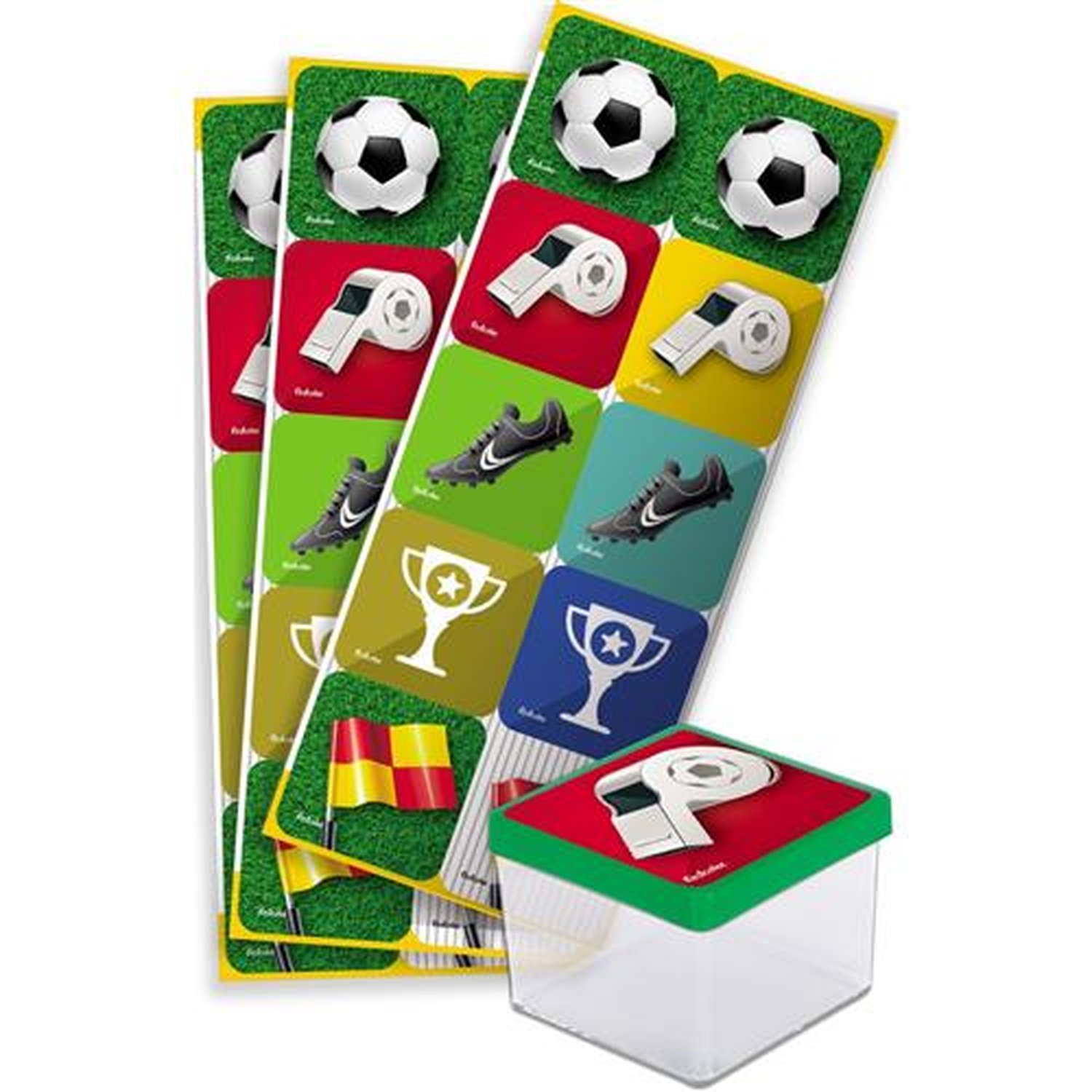 Adesivo Quadrado Apaixonados Por Futebol
