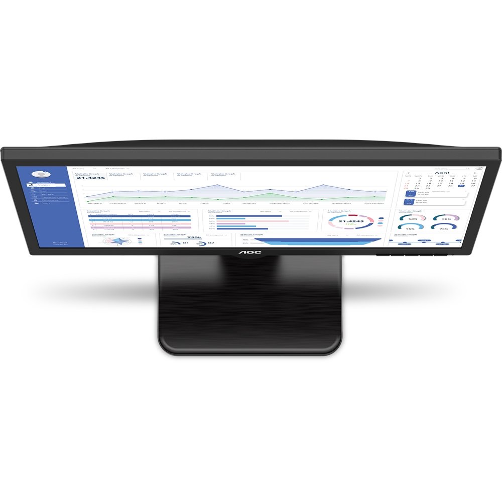 Monitor LED 19.5" AOC 20E1H, HD+, Resolução 1600 x 900, Widescreen, HDMI, VGA, Painel Antirreflexivo, 60Hz