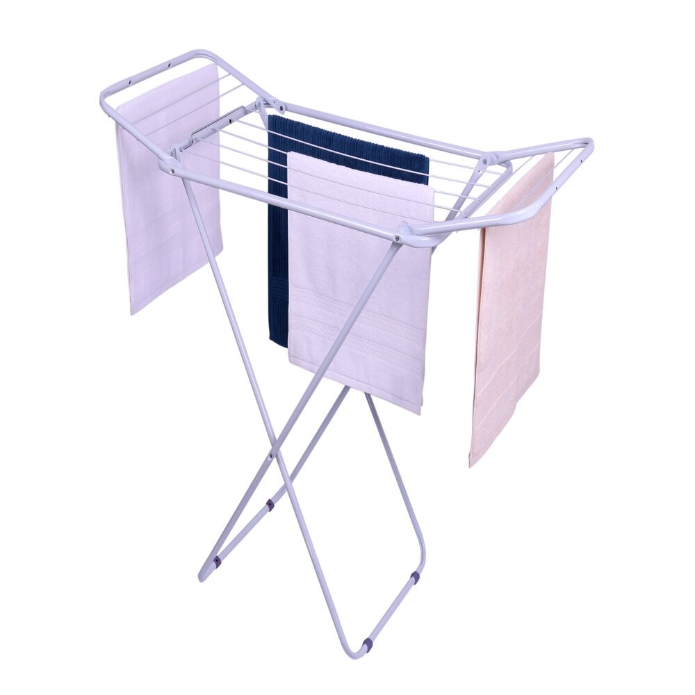 Varal de Chão Pratik com Abas em Aço 1,33m x 0,53cm x 0,95cm