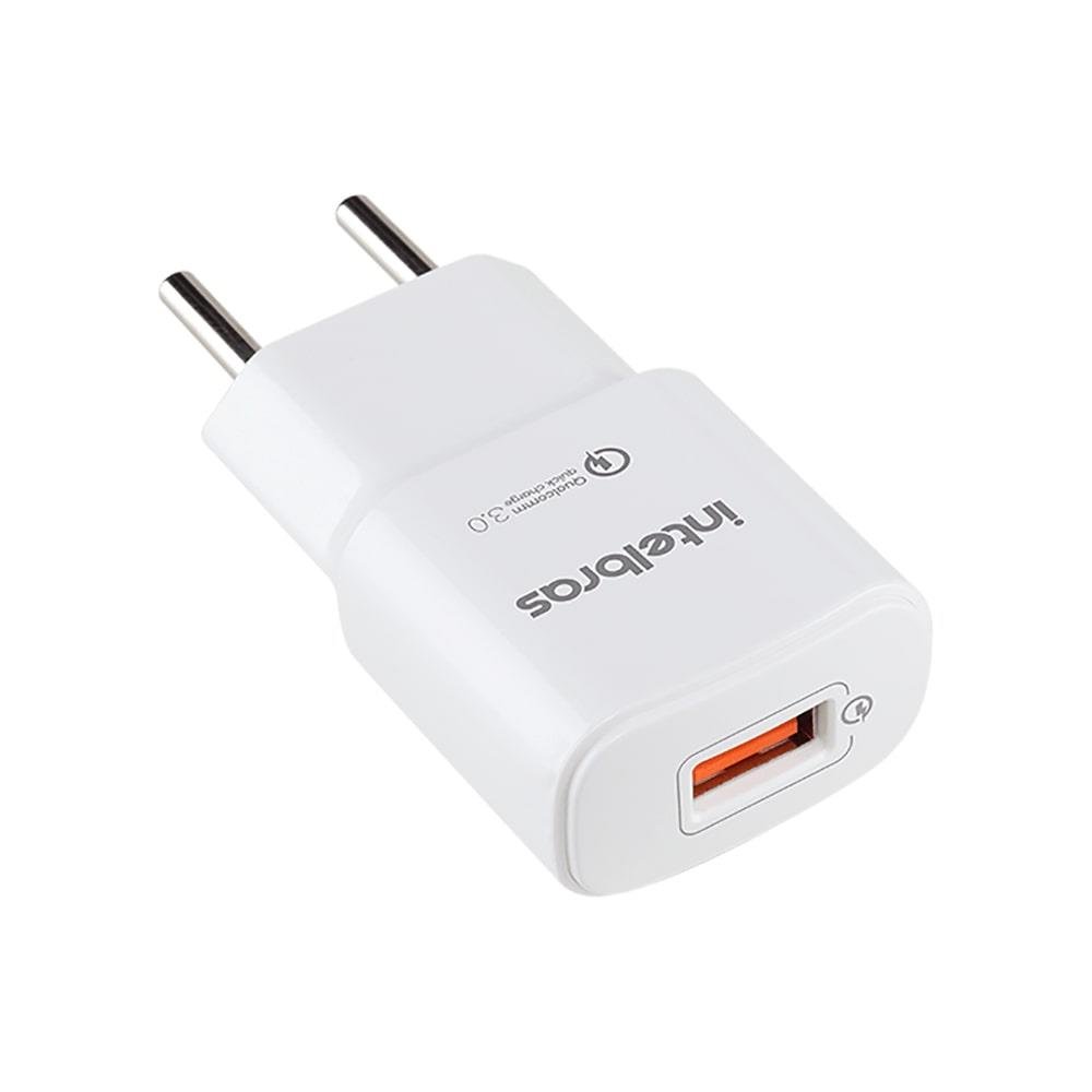 Carregador Usb Intelbras Ec1 Quick 3A Bco