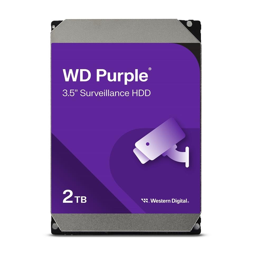 HD Western Digital WD22PURZ Purple, 2TB, CFTV, 3.5"