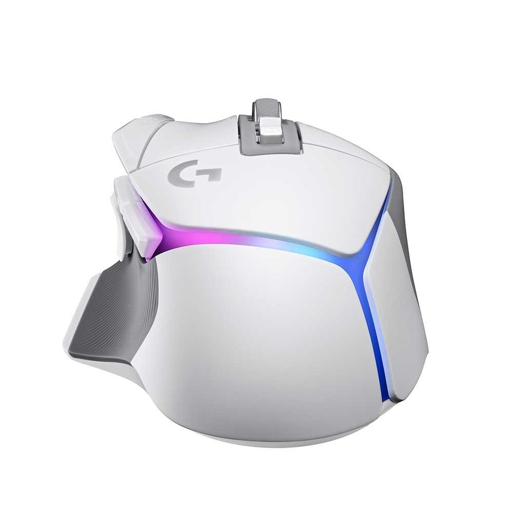 Mouse Gamer Sem Fio Logitech G502 X Plus Lightspeed Com Rgb Lightsync - Branco - 910-006170