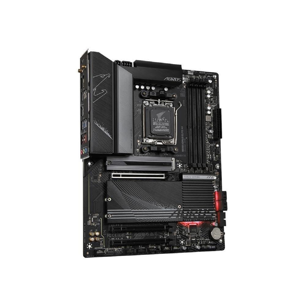 Placa Mãe Gigabyte B650 Aorus Elite AX, Wi-Fi 6E, Chipset B650, AMD AM5, ATX, DDR5
