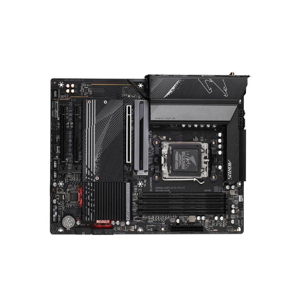 Placa Mãe Gigabyte B650 Aorus Elite AX, Wi-Fi 6E, Chipset B650, AMD AM5, ATX, DDR5