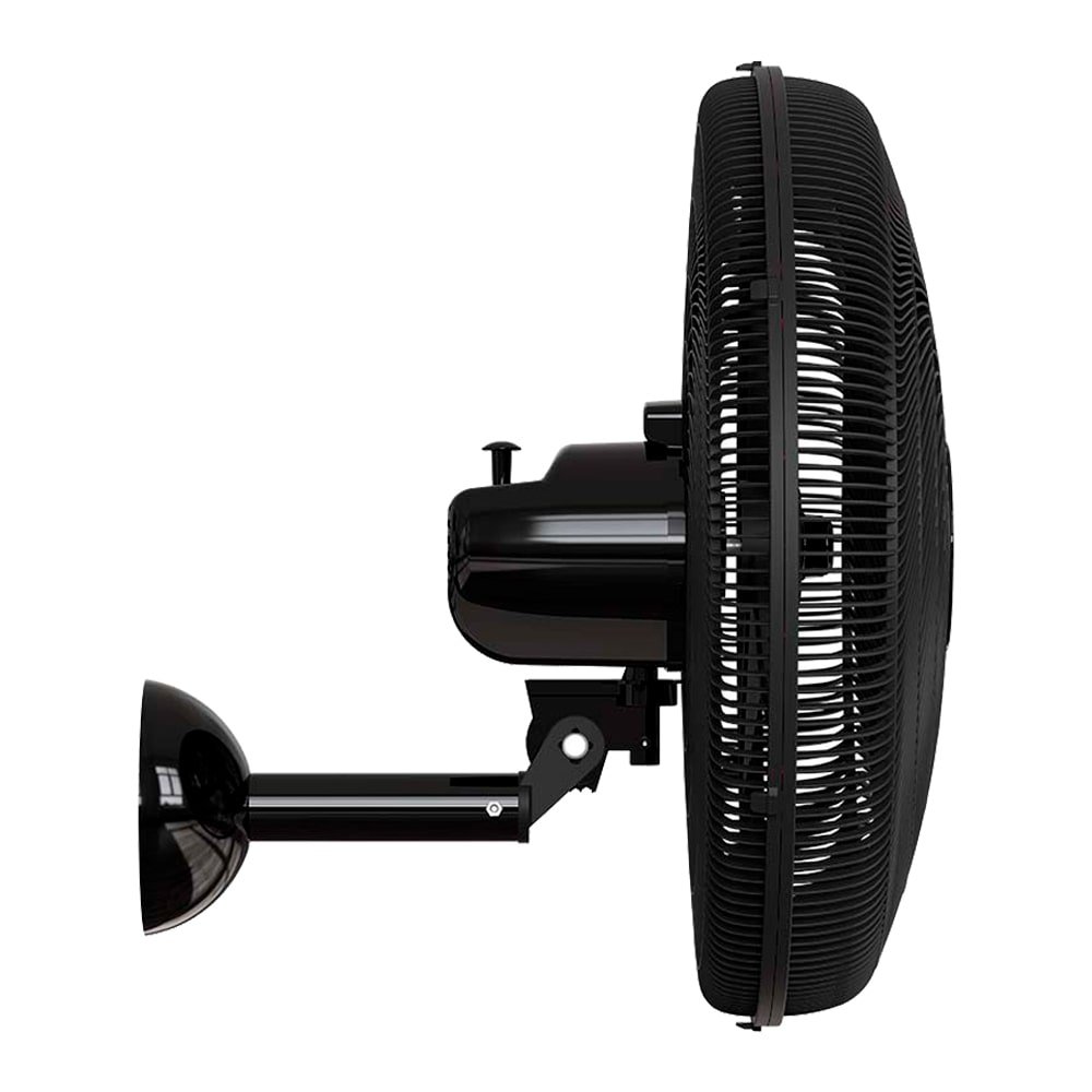 Ventilador de Parede Ventisol 50cm New, Controle de Velocidades, 3 Pás, Preto, 220V
