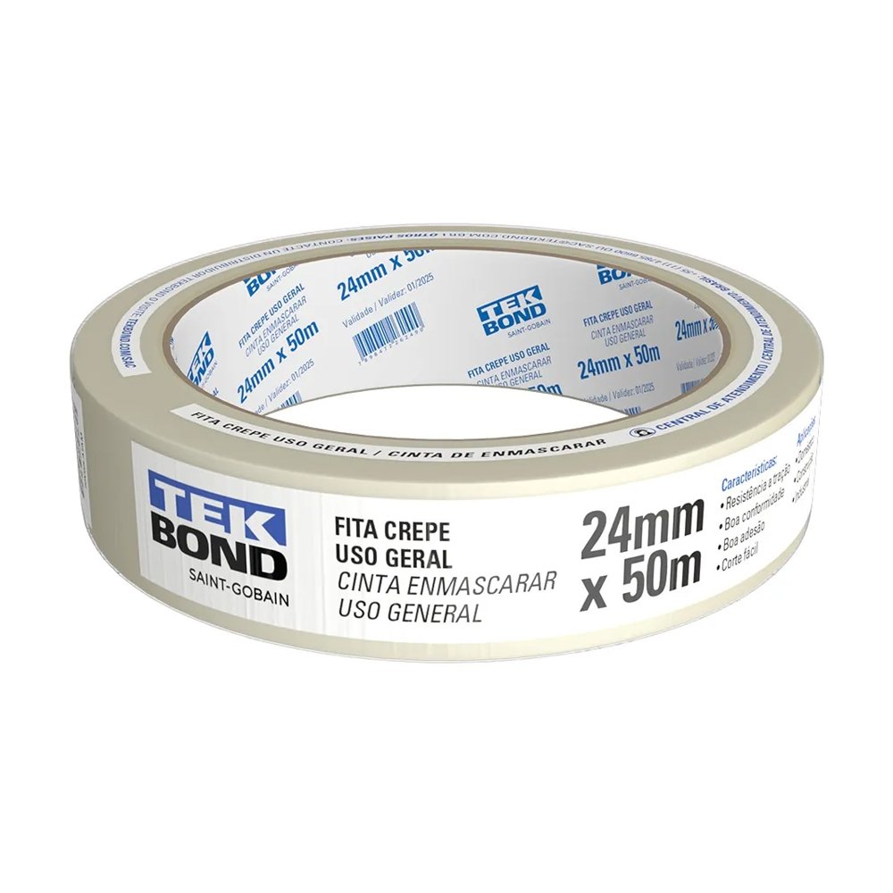 Fita Crepe Tekbond 24mmx50m