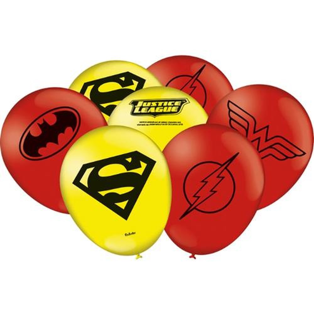 Balao Liga Da Justica Ilustrada