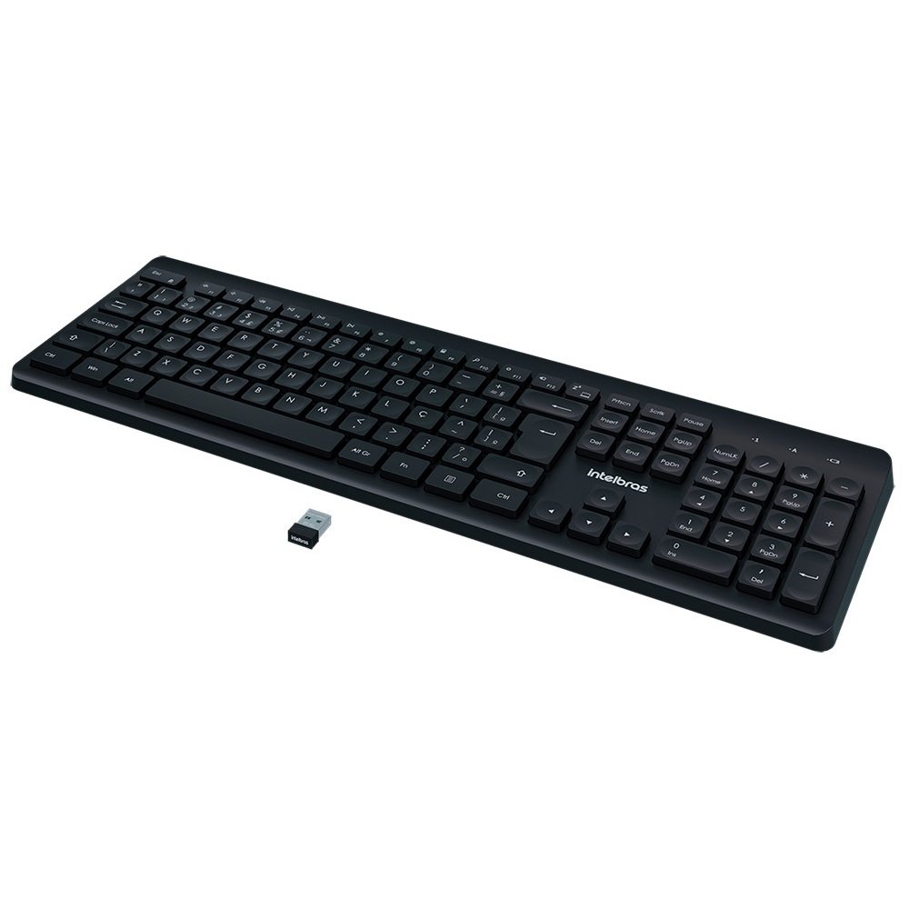 Teclado Sem Fio Tsi50, Preto, Abnt2, 4293200, Intelbras