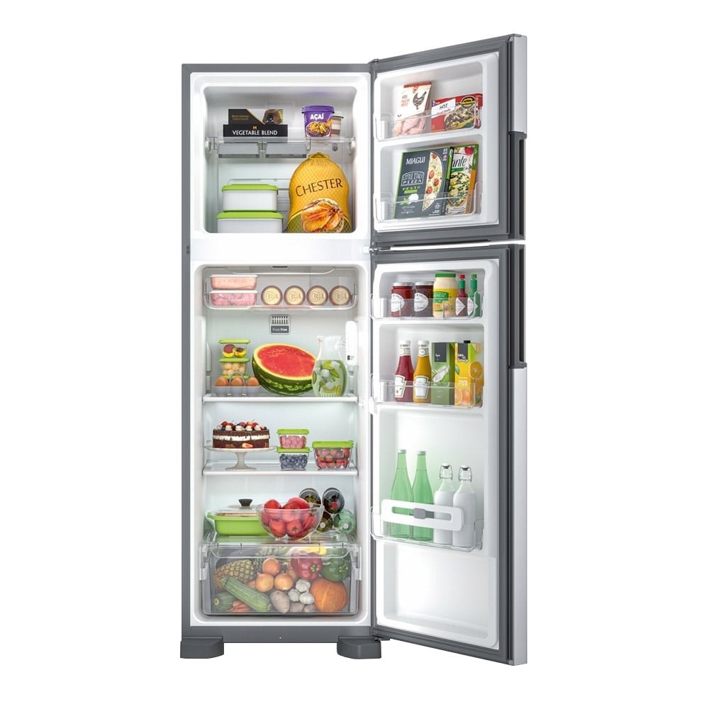 Geladeira/Refrigerador Consul 386Litros CRM44AK - Frost Free,  2 Portas, Altura Flex, Função Turbo, Inox, 110V