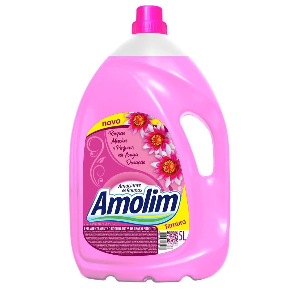 Amaciante Rosa Ternura Amolim 05 litros