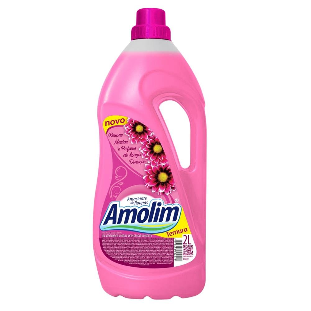 Amaciante Rosa Ternura Amolim 02 litros 6X2