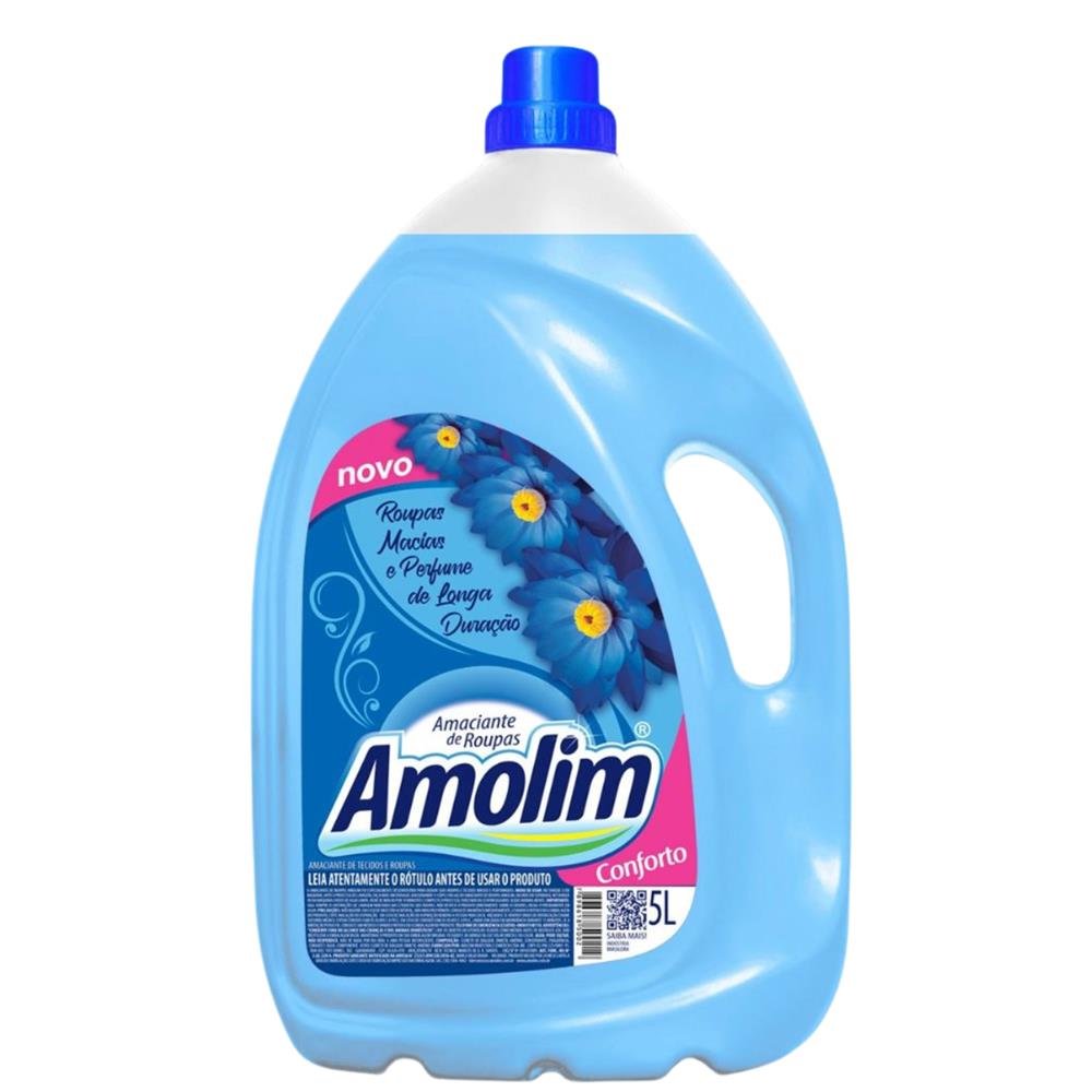 Amaciante Azul Conforto Amolim 05 litros