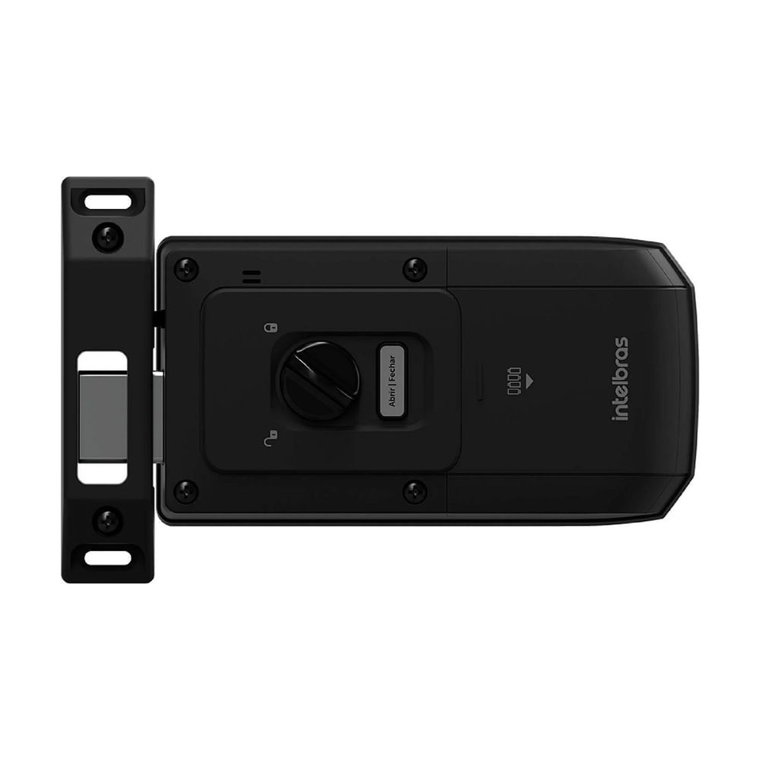 Fechadura Smart Intelbras De Sobrepor Preta Ifr 1001