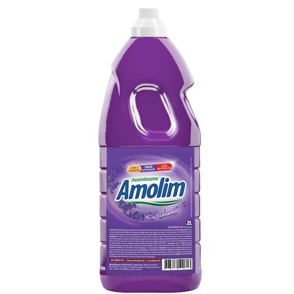 Desinfetante Lavanda Amolim 02 litros 6X2