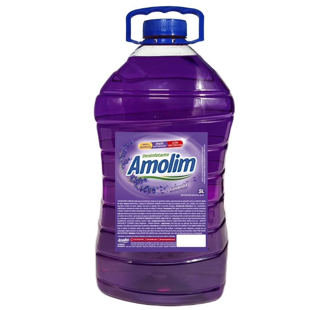 Desinfetante Lavanda Amolim 05 litros