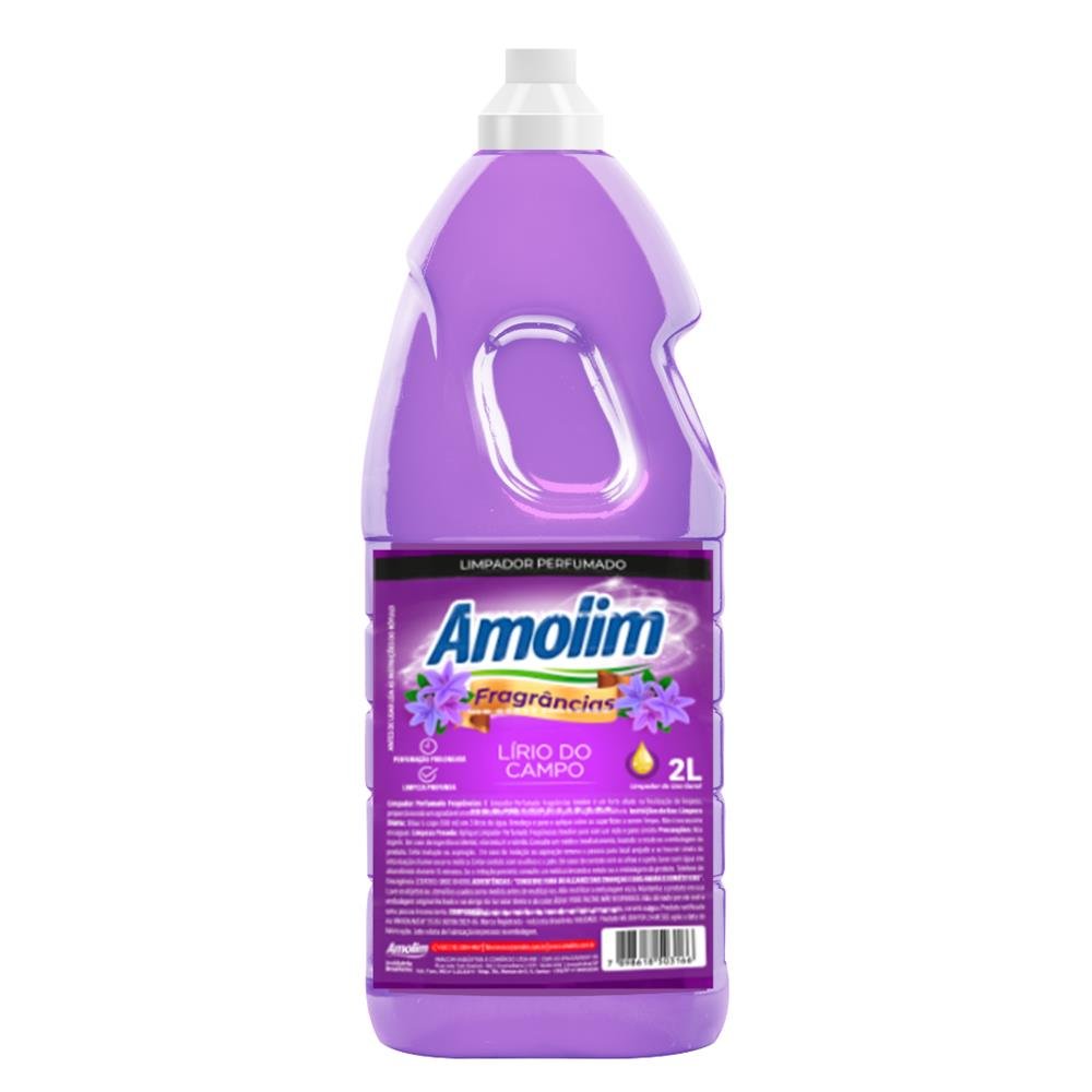 Limpador Perfumado Fragrancias Lirios Amolim 2 litros 6X2