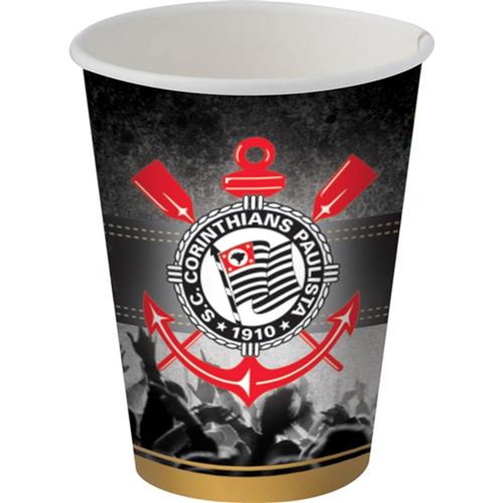 Copo Papel 200Ml Corinthians
