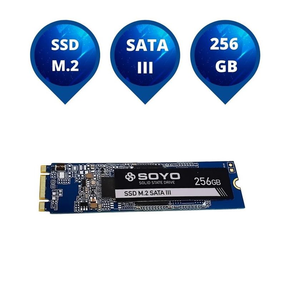 SSD 256GB M.2 Sata III 560MB/s Para Notebook / Computador - Soyo