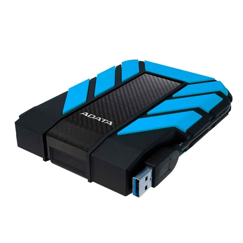 Hdd externo 2tb adata azul 2,5" portatil usb 3.1 hd710 pro - anti-queda, prova dagua.
