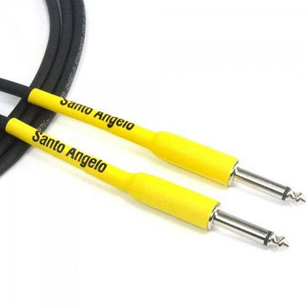 Cabo para Instrumentos P10 Samurai 4,57m Preto/Amarelo Santo Ângelo
