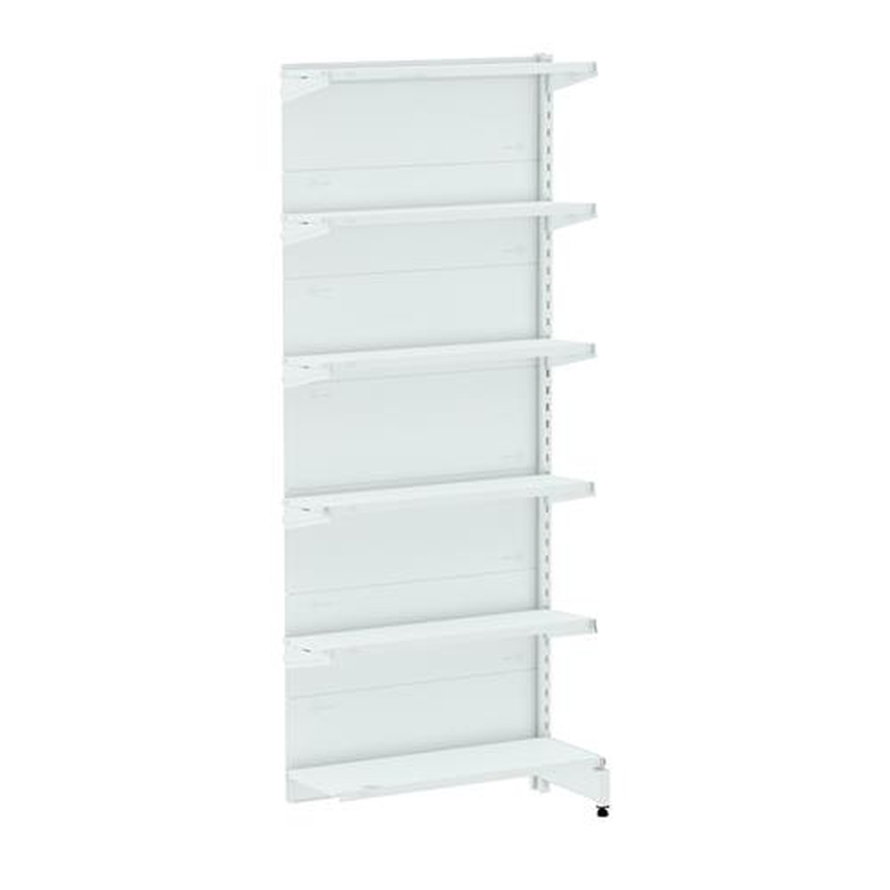 Gôndola Amapá Premium 30 Continuação Parede 2,23X92X25 30 Com 7 - Branco