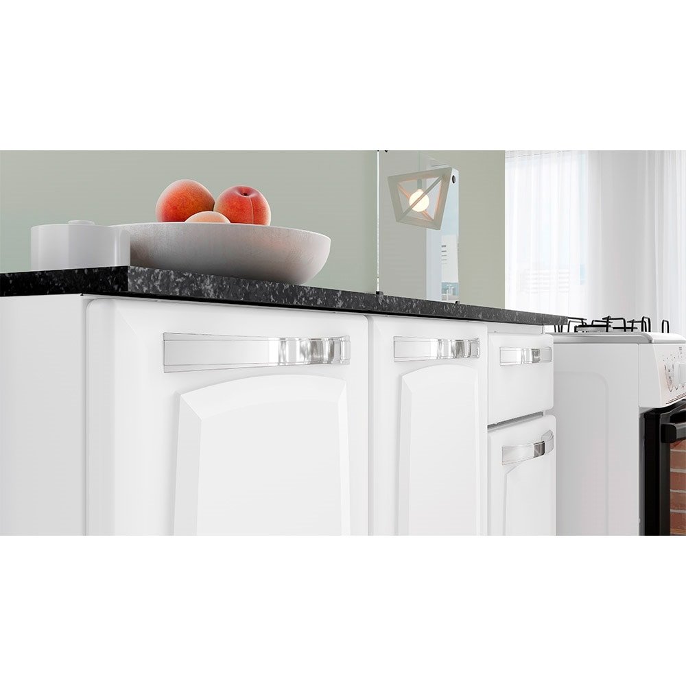 Cozinha Itatiaia Kit-80 Pratika 4 Portas 1 Gaveta Branco