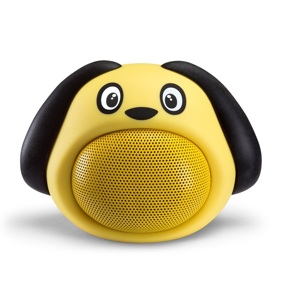 Caixa de Som Bluettooth TecToy Sound Toons Cachorro Lulu 3W Amarelo
