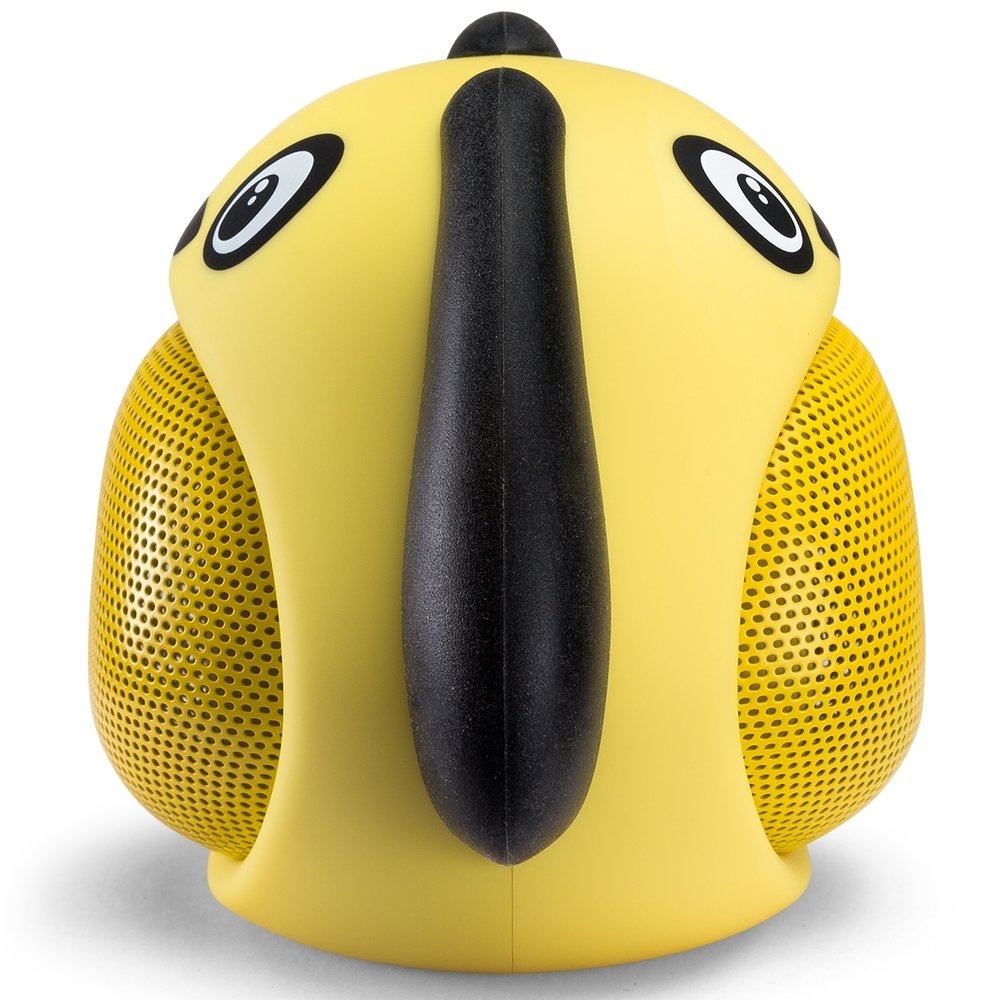 Caixa de Som Bluettooth TecToy Sound Toons Cachorro Lulu 3W Amarelo