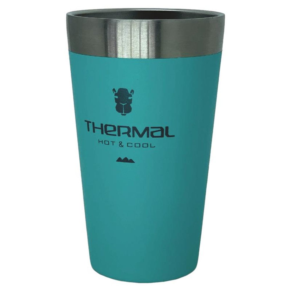 Copo Térmico Sem Tampa Thermal Ciano 473ml