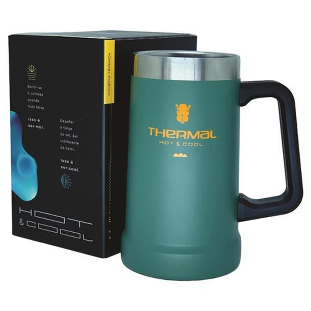 Caneca Térmica Thermal Verde 709ml