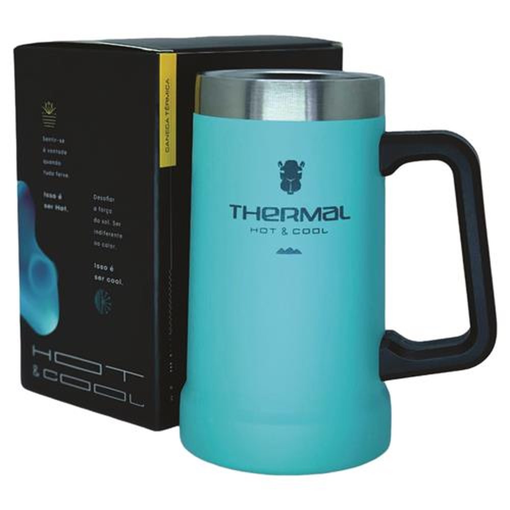 Caneca Térmica Thermal Ciano 709ml