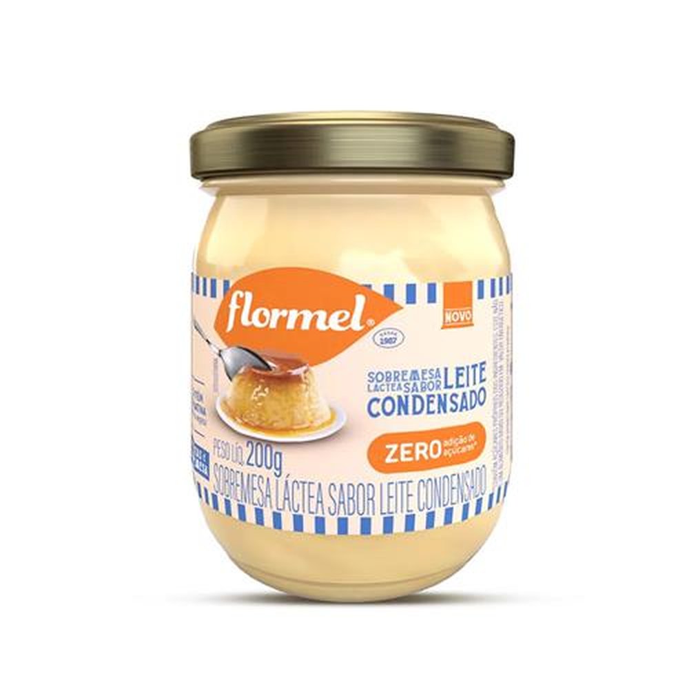 Leite Condensado Flormel Zero Açúcar - Pote com 200g