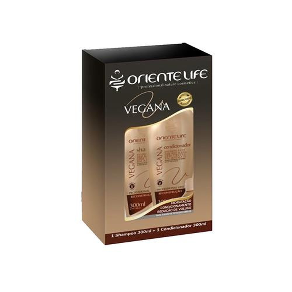 Kit Shampoo e Condicionador Vegano 300ml Oriente Life