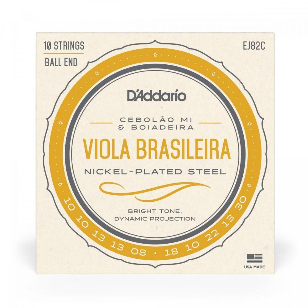 Encordoamento para Viola Ej82c Níquel Plated Steel DAddario