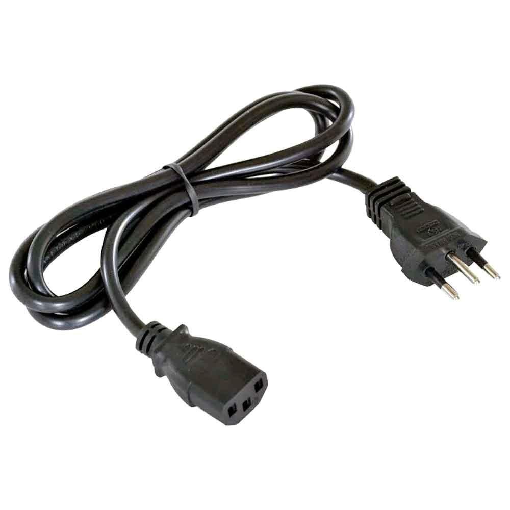 Cabo De Forca Brazil Pc P/ Monitor E Gabinete Padrao Novo 1,2m Preto - 40924
