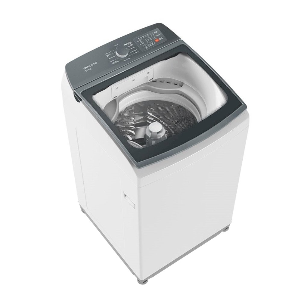 Máquina de Lavar Roupas 16 Kg Brastemp BWK16AB - Ciclo Edredom Especial, Enxague Anti-Alérgico, Ciclos Especiais,Branco, 110V
