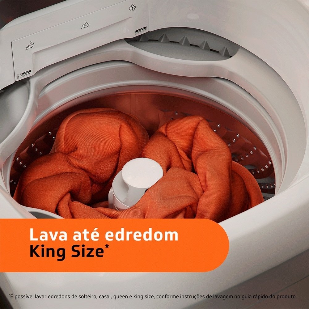 Máquina de Lavar Roupas 16 Kg Brastemp BWK16AB - Ciclo Edredom Especial, Enxague Anti-Alérgico, Ciclos Especiais,Branco, 110V
