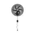 Ventilador de Parede Ventisol 50cm Monta Fácil, Três Velocidades, 6 Pás, Preto, 220V